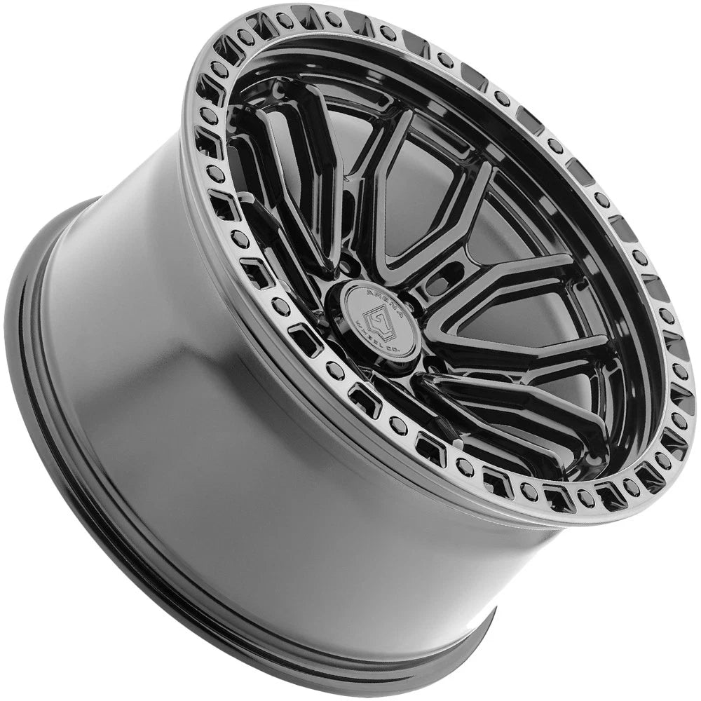 20x9 Arena A120 Terra Black Machined Ddt Lip Wheel 6x5.5 Bolt Pattern 0mm Offset
