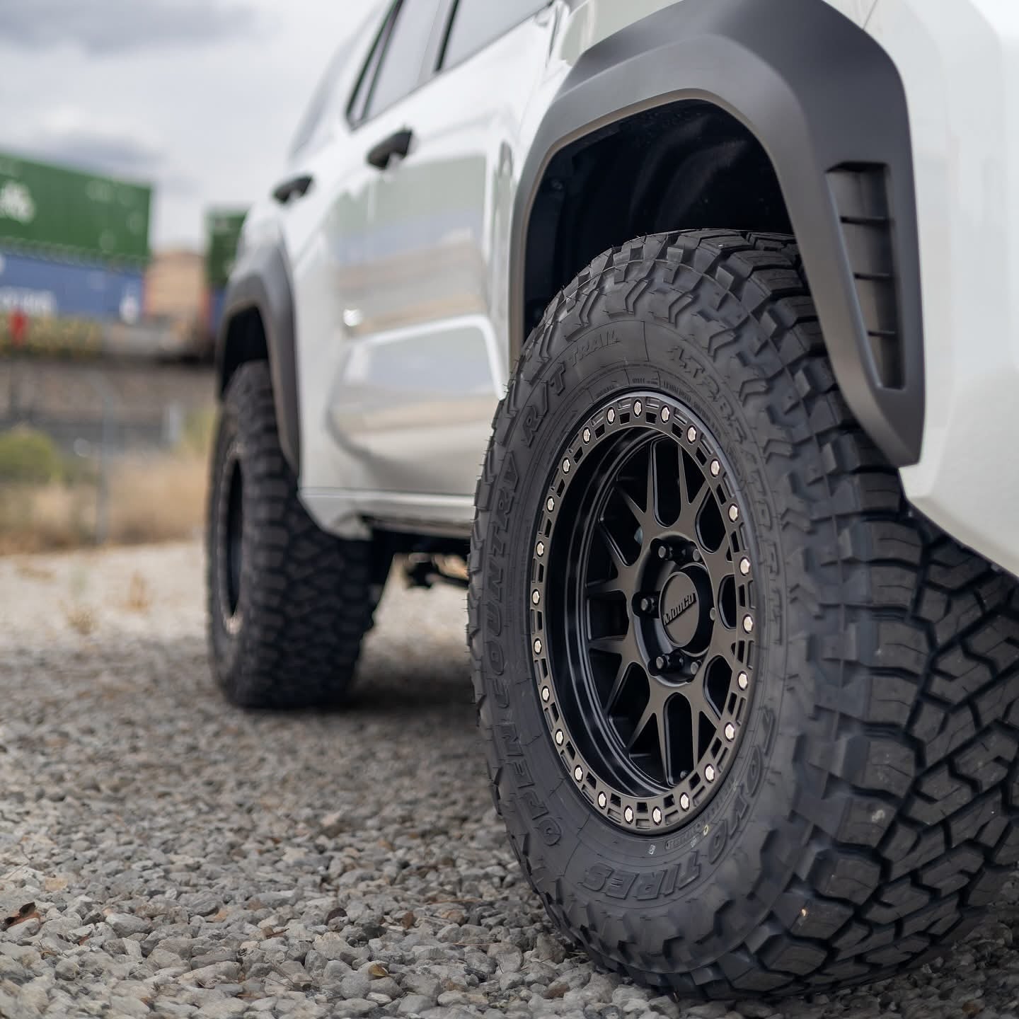 17x8.5 Modco M73 Matte Black 6x5.5 Bolt Pattern 22mm Offset