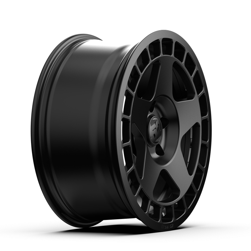 18x8.5 Fifteen 52 Turbomac Satin Black Wheel 5x4.5 Bolt Pattern +30mm Offset