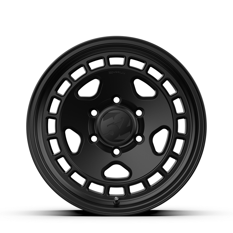 16x8 Fifteen 52 Turbomac HD Classic Satin Black Wheel 6x5.5 Bolt Pattern 0mm Offset