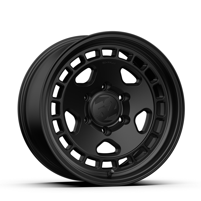 16x8 Fifteen 52 Turbomac HD Classic Satin Black Wheel 6x5.5 Bolt Pattern 0mm Offset