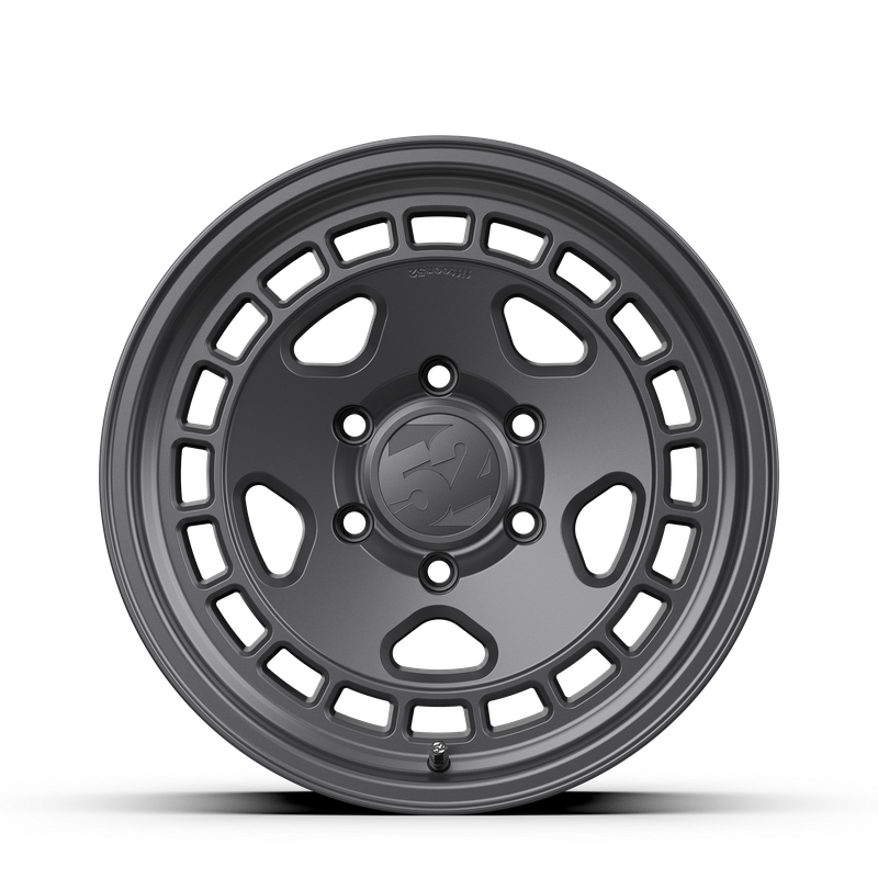 17x8.5 Fifteen 52 Turbomac HD Classic Satin Gunmetal Wheel 6x5.5 Bolt Pattern 0mm Offset