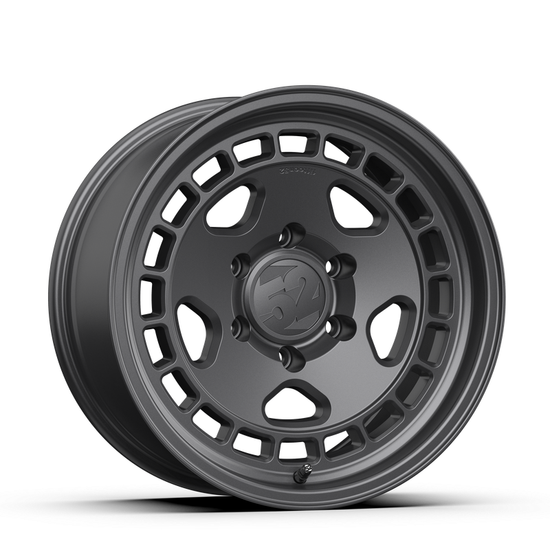 17x8.5 Fifteen 52 Turbomac HD Classic Satin Gunmetal Wheel 6x5.5 Bolt Pattern 0mm Offset