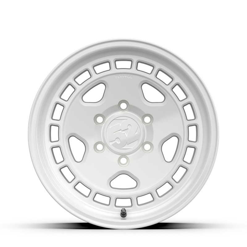 17x8.5 Fifteen 52 Turbomac HD Classic Gloss White Wheel 6x5.5 Bolt Pattern 0mm Offset