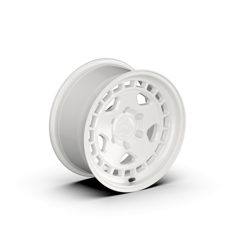 17x8.5 Fifteen 52 Turbomac HD Classic Gloss White Wheel 6x5.5 Bolt Pattern 0mm Offset
