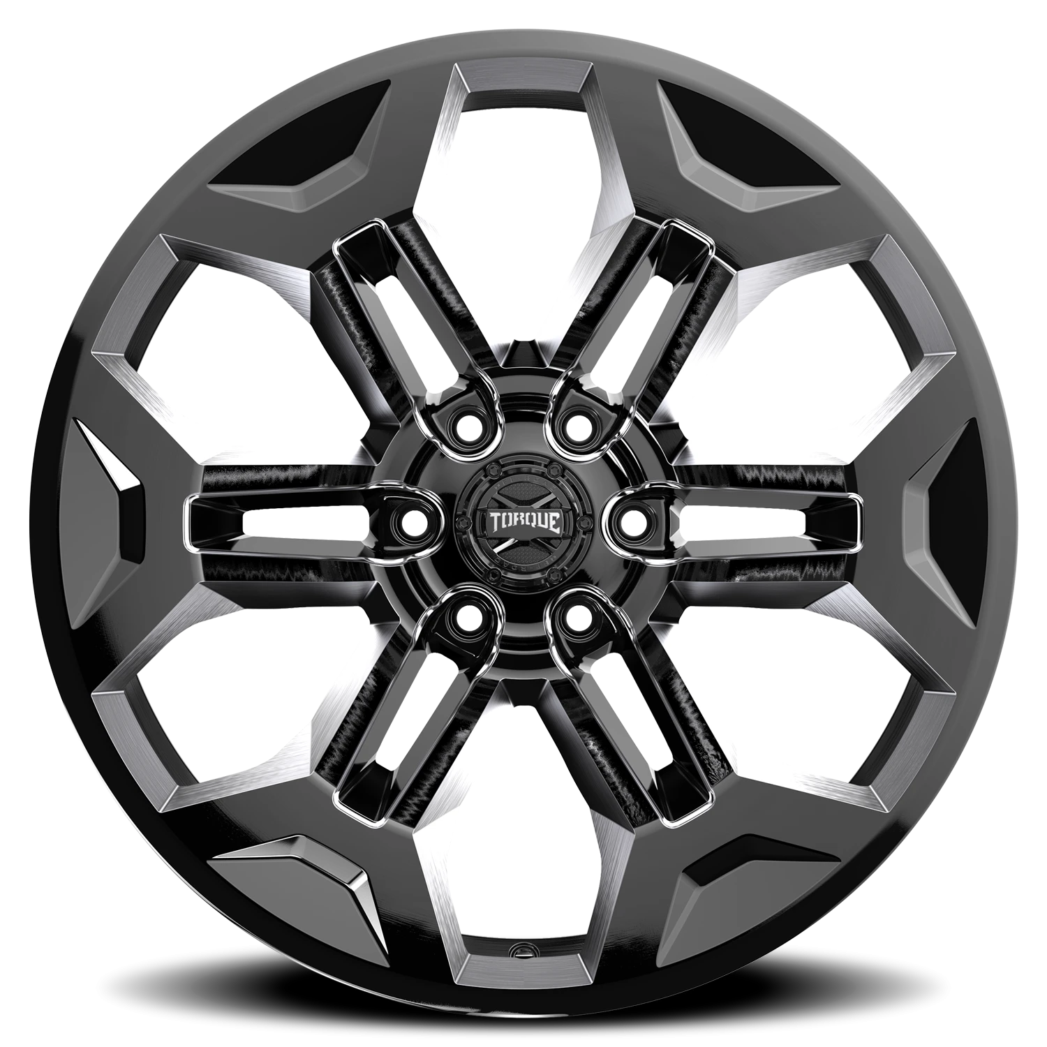 20x9 torque wheels pulse tw405c gloss black premium milled wheel 6x5 5 bolt pattern 0 offset