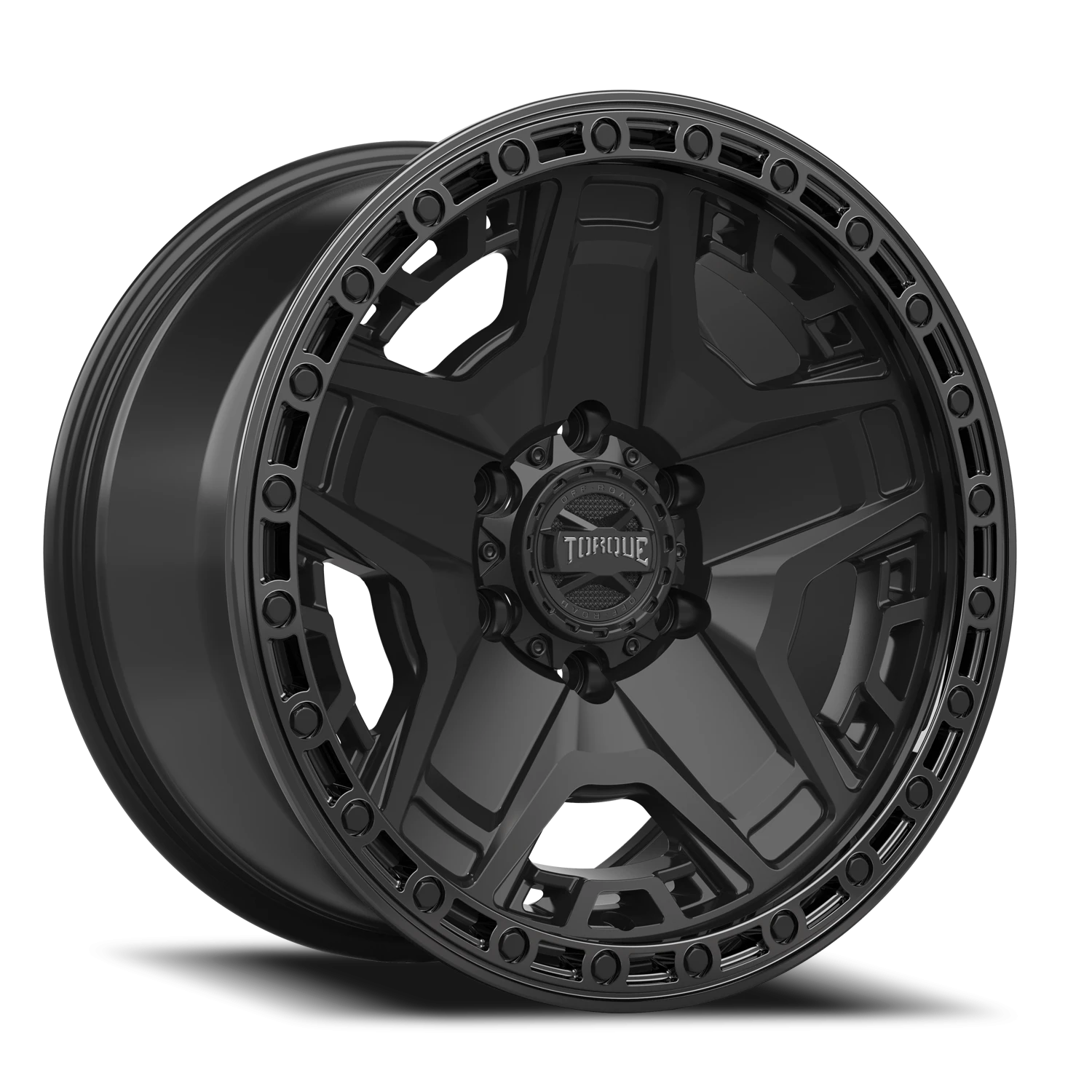 17x9 torque wheels blackhawk tw448r hybrid forged satin black with gloss black lip wheel 6x5 5 bolt pattern 18 offset