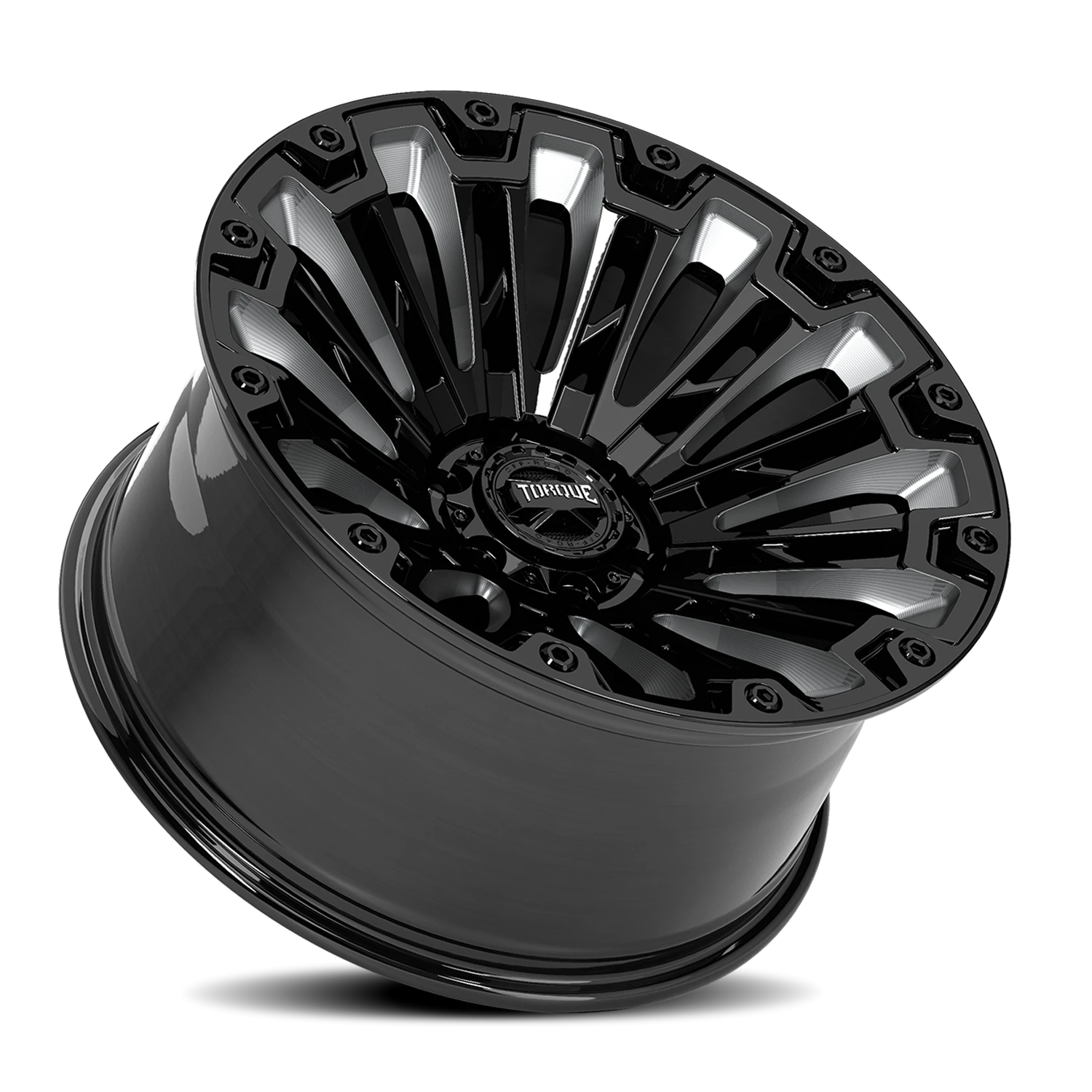 20x10 torque wheels matrix tw460r hybrid forged gloss black milled with dark tint wheel 6x5 5 bolt pattern 18 offset