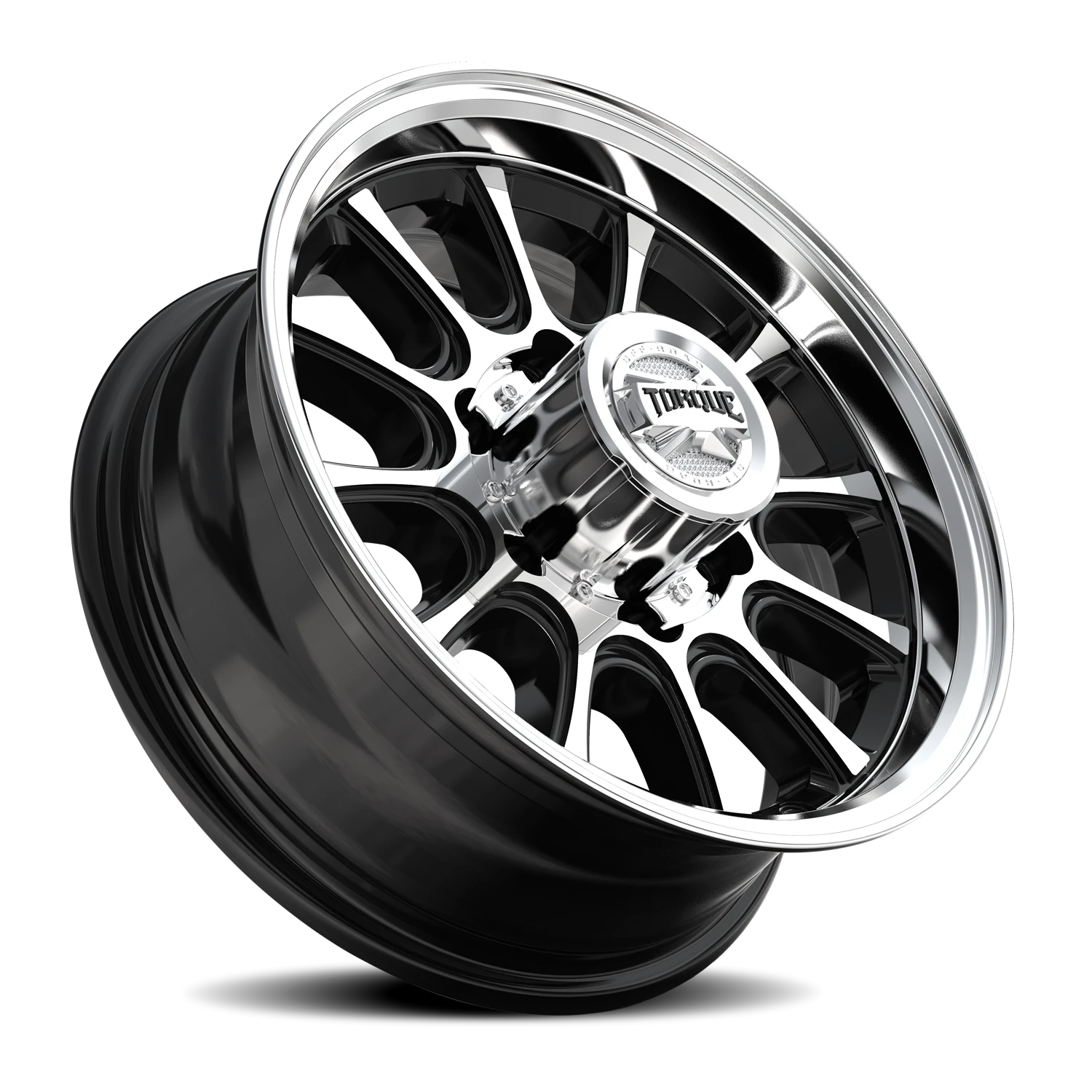 15x6 torque wheels transporter tw752c gloss black machined wheel 6x5 5 bolt pattern 0 offset