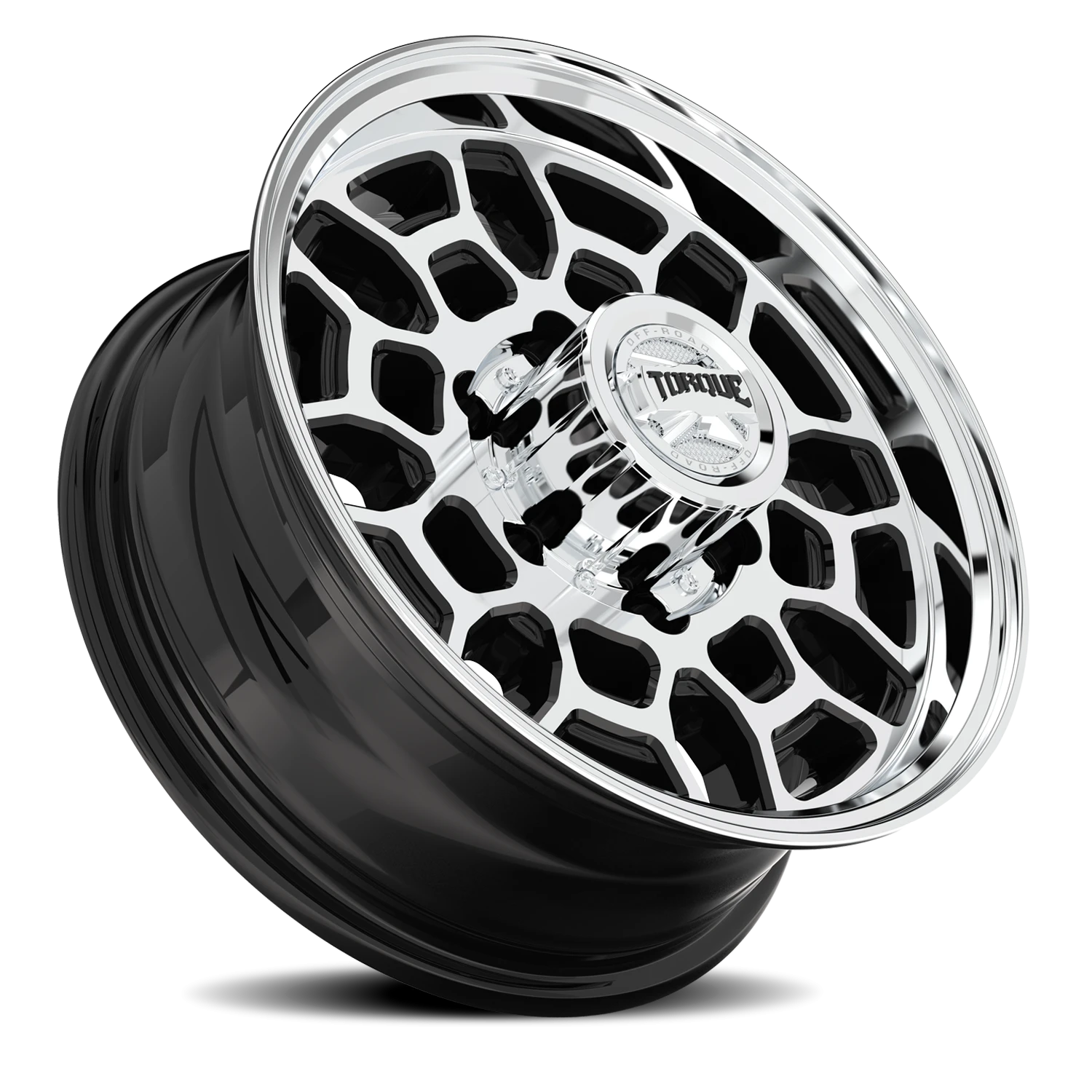 15x6 torque wheels rollex tw753c gloss black machined wheel 6x5 5 bolt pattern 0 offset