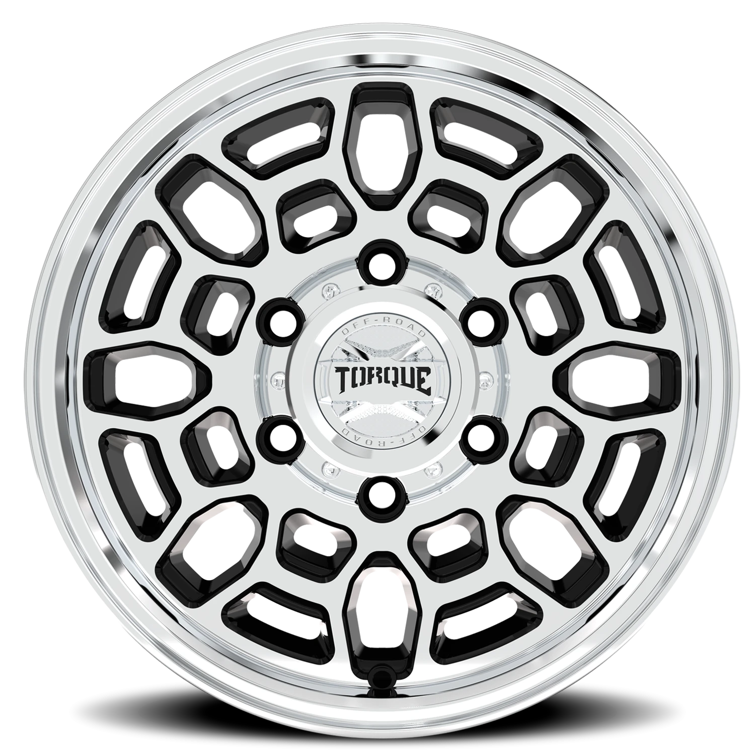 15x6 torque wheels rollex tw753c gloss black machined wheel 6x5 5 bolt pattern 0 offset