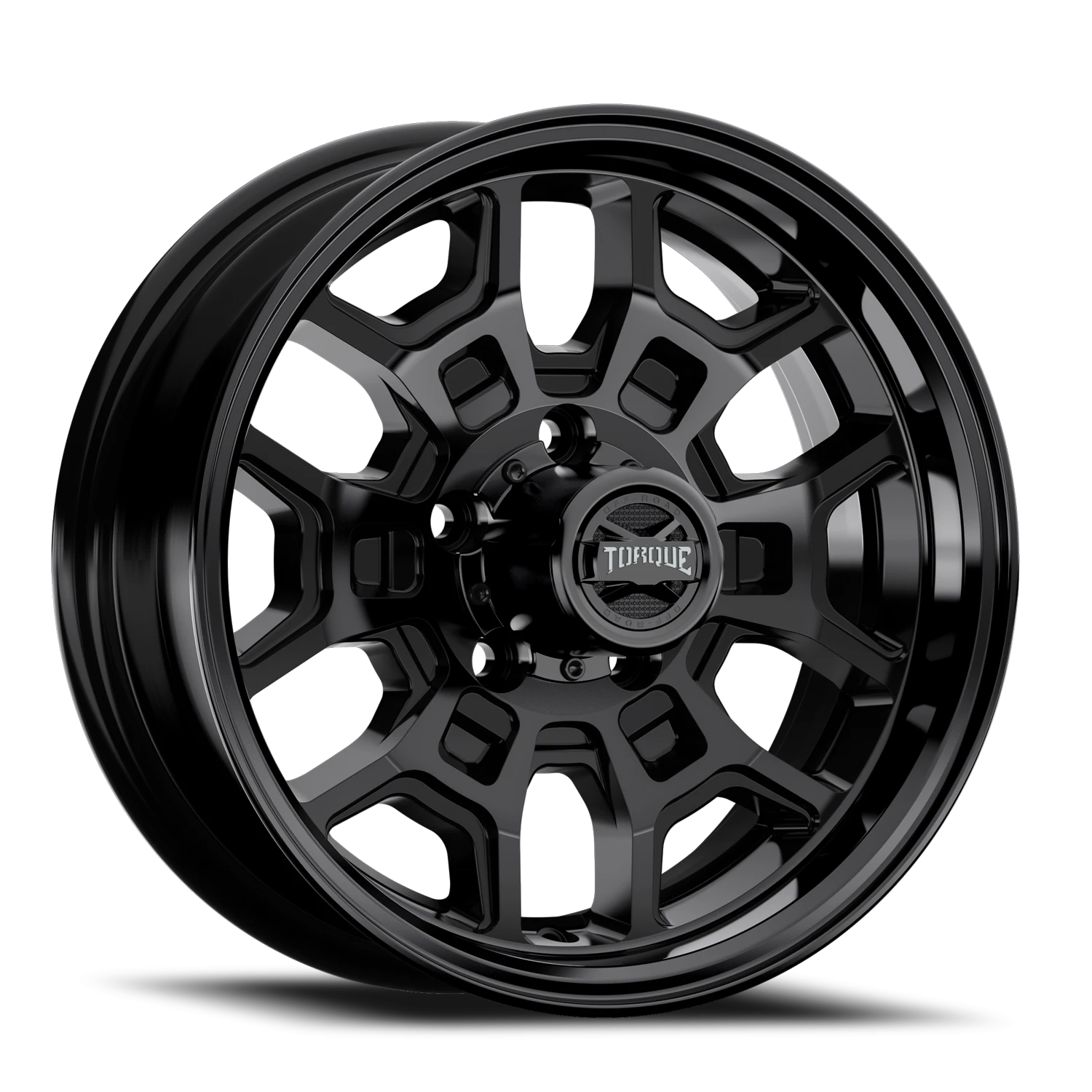 15x6 torque wheels hitch tw754c satin black wheel 5x4 5 bolt pattern 0 offset