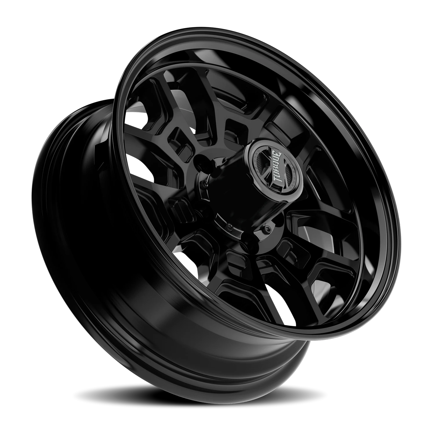 15x6 torque wheels hitch tw754c satin black wheel 5x4 5 bolt pattern 0 offset