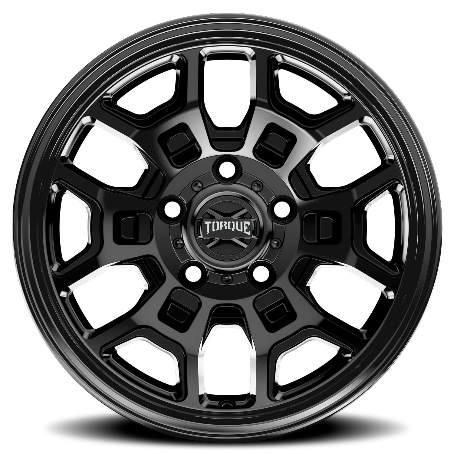 15x6 torque wheels hitch tw754c satin black wheel 5x4 5 bolt pattern 0 offset