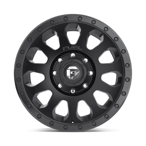 17x8 5 fuel off road d579 vector matte black wheel 5x4.5 bolt pattern 6mm offset