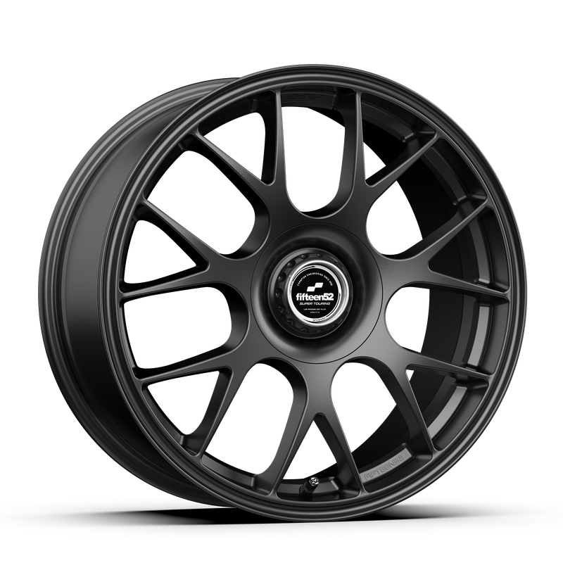 18x8.5 Fifteen 52 Vertex Satin Grey Wheel 5x4.5 Bolt Pattern +35mm Offset