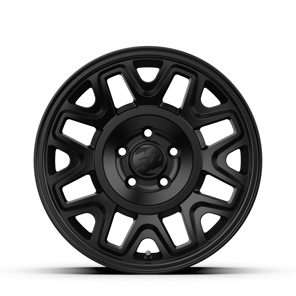17x8 Fifteen 52 Wander MX Satin Black Wheel 5x4.5 Bolt Pattern +38mm Offset