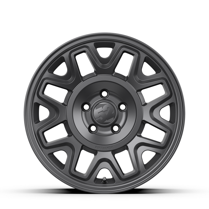 17x8 Fifteen 52 Wander MX Satin Gunmetal Wheel 5x4.5 Bolt Pattern +38mm Offset