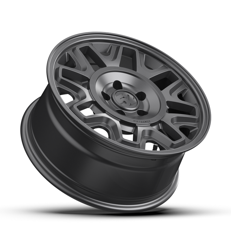 17x8 Fifteen 52 Wander MX Satin Gunmetal Wheel 5x4.5 Bolt Pattern +38mm Offset