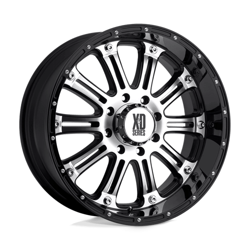 22x9 5 xd wheels xd795 hoss gloss black machined wheel 6x5.5 bolt pattern 30mm offset