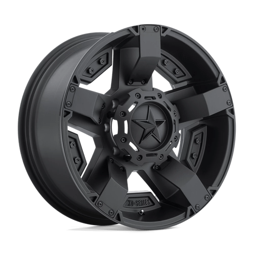 17x8 xd wheels xd811 rockstar ii matte black w accents wheel 5x4.5 bolt pattern 10mm offset