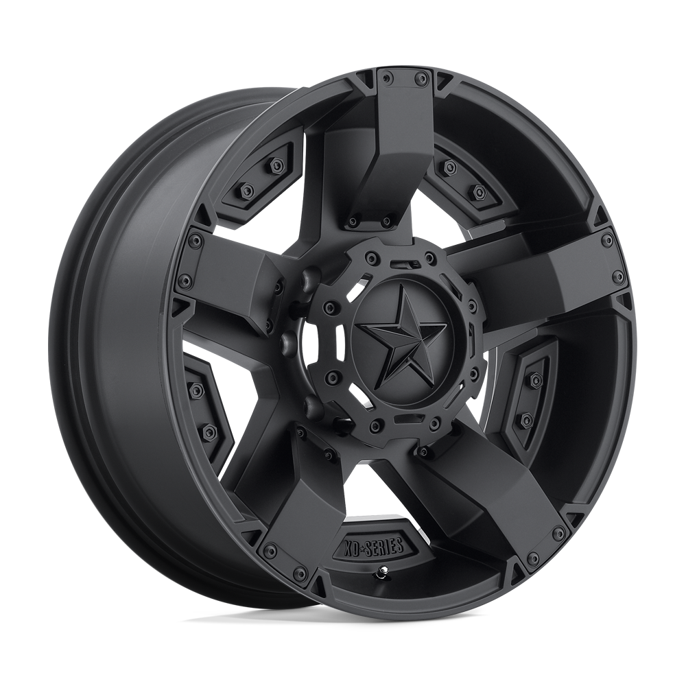 18x9 XD Wheels XD811 Rockstar II Matte Black W/Accents Wheel 5x4.5 Bolt Pattern +30mm Offset