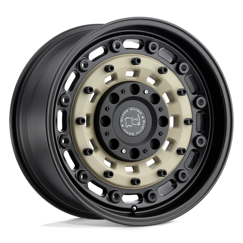 20x8.5 Black Rhino ARS Arsenal Sand On Black Wheel 5x4.5 Bolt Pattern 30 Offset