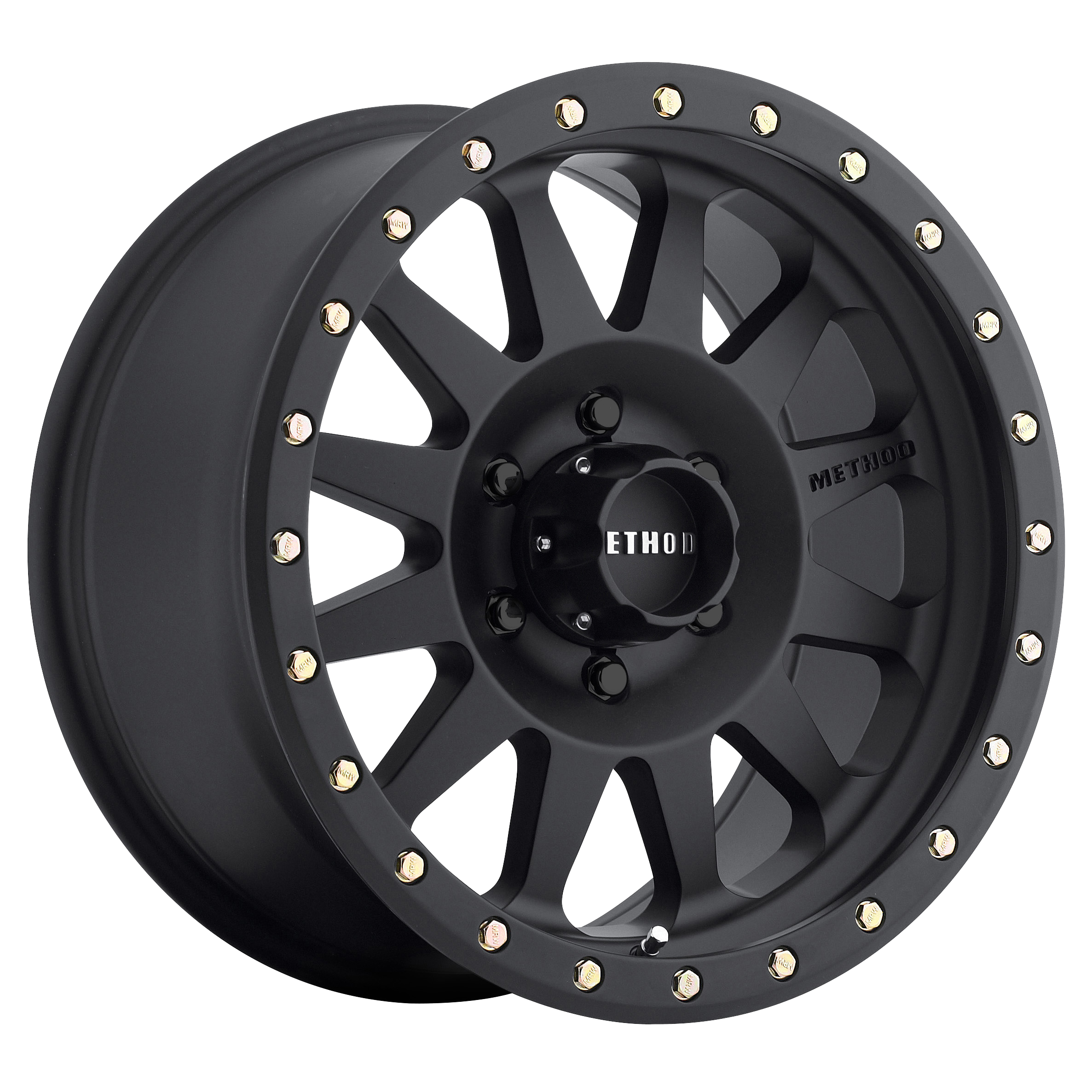 15x10 Method Race Wheels MR304 Double Standard Black Wheel 6x5.5 Bolt Pattern -50mm Offset