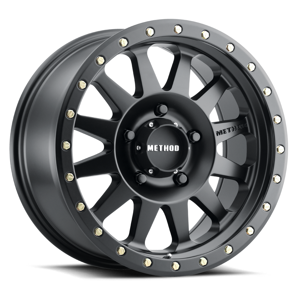 15x8 Method Race Wheels MR304 Double Standard Black Wheel 5x4.5 Bolt Pattern -24mm Offset