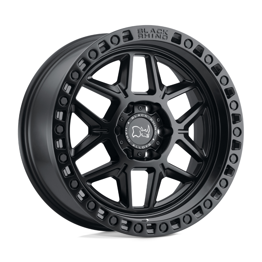 18x9 Black Rhino KLS Kelso Matte Black Wheel 6x5.5 Bolt Pattern  12 Offset