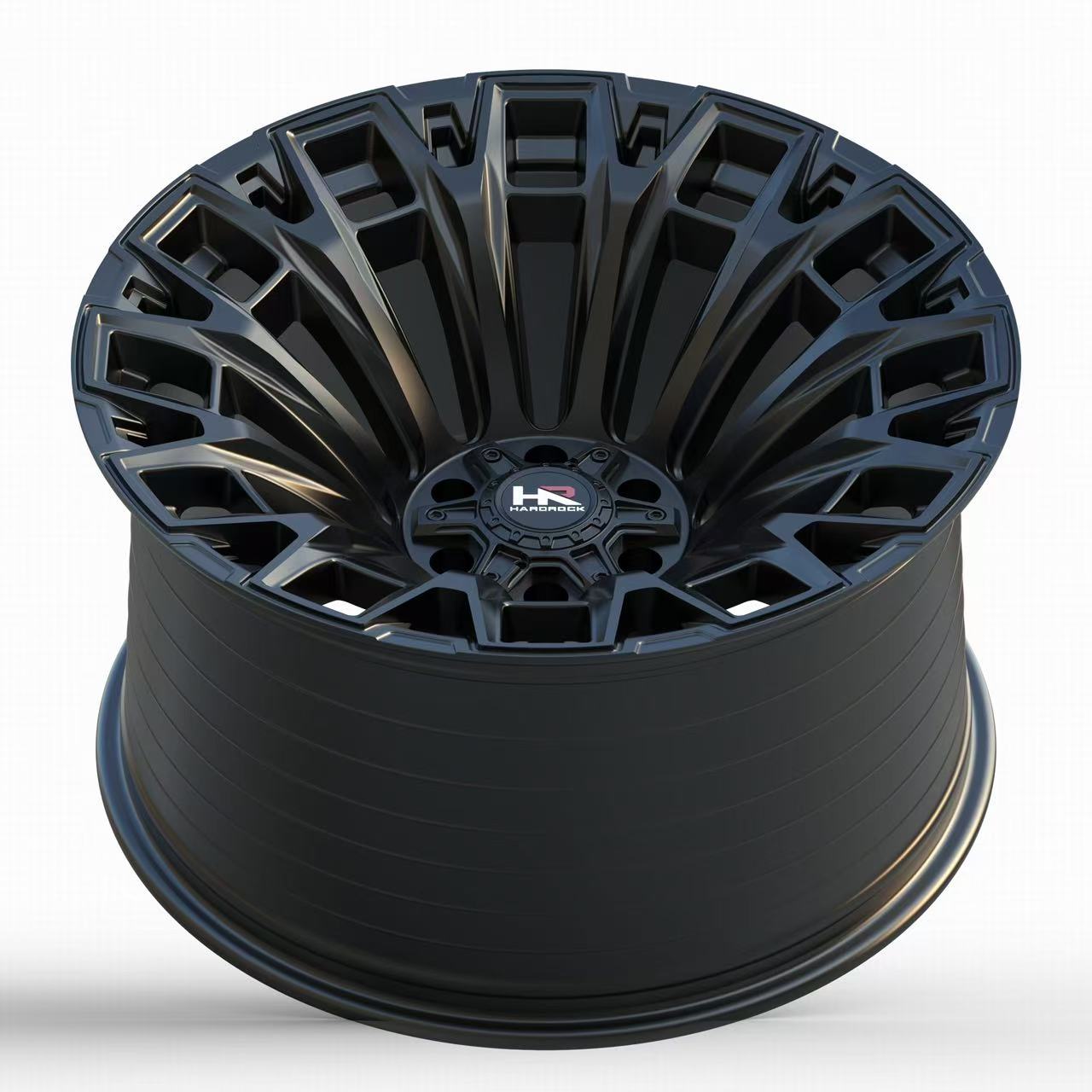 17x9 Hardrock Offroad H110 H110 Satin Black Wheel 6x5.5 Bolt Pattern 1mm Offset