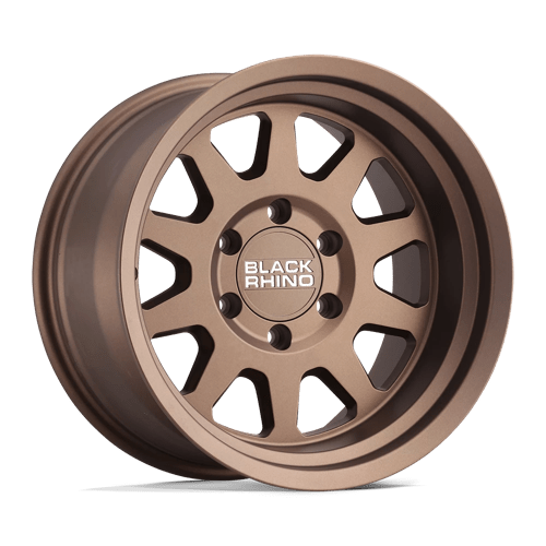 17x9 5 black rhino hard alloys sdm stadium matte bronze wheel 6x5.5 bolt pattern 18mm offset
