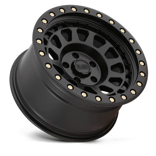 17x9 black rhino hard alloys prm primm matte black w brass bolts wheel 5x4.5 bolt pattern 18mm offset