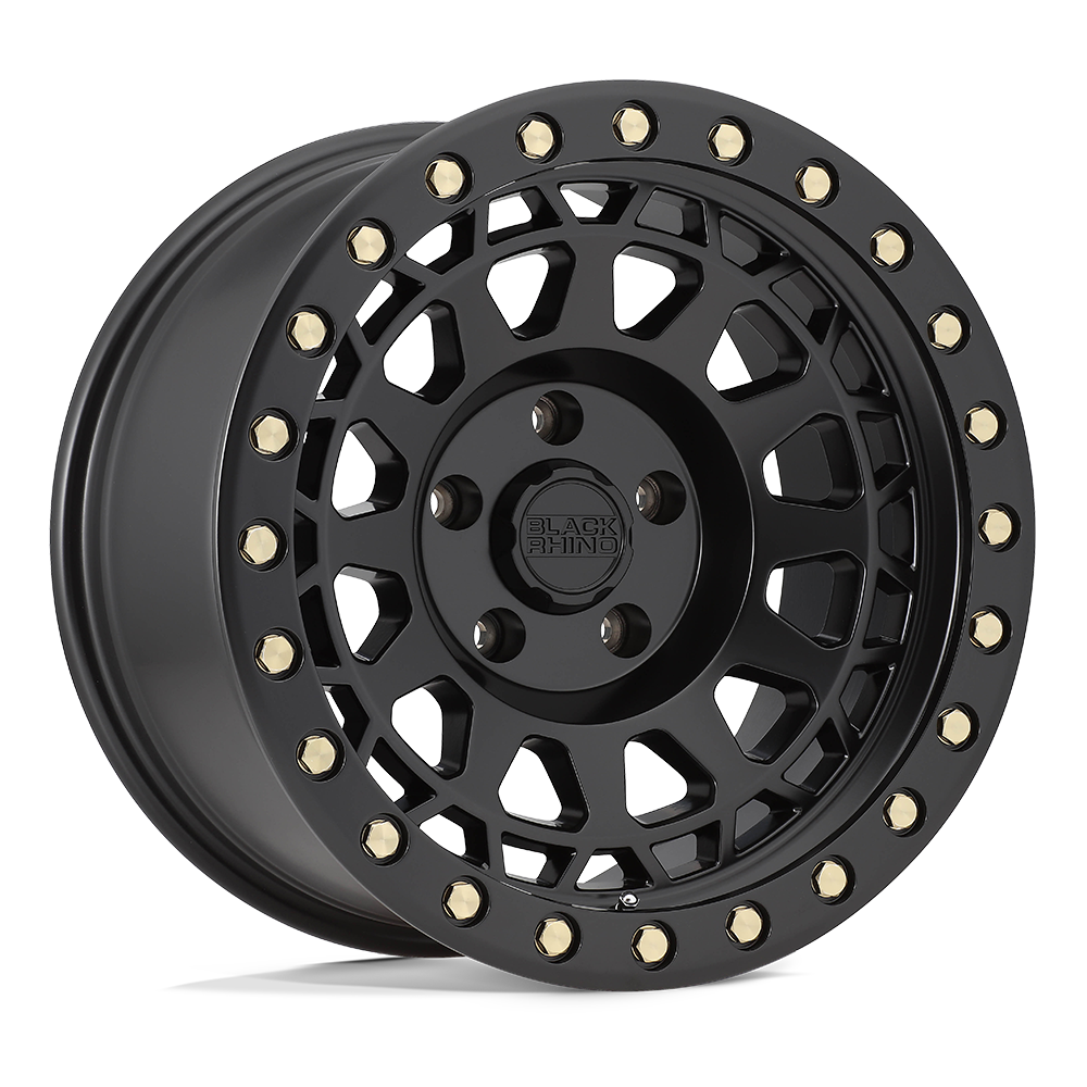 18x9.5 Black Rhino PRM Primm Matte Black Wheel 6x5.5 Bolt Pattern  12 Offset